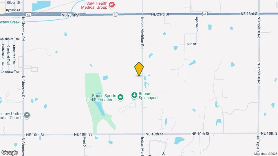 1509 N Indian Meridian Rd Map and Location Details