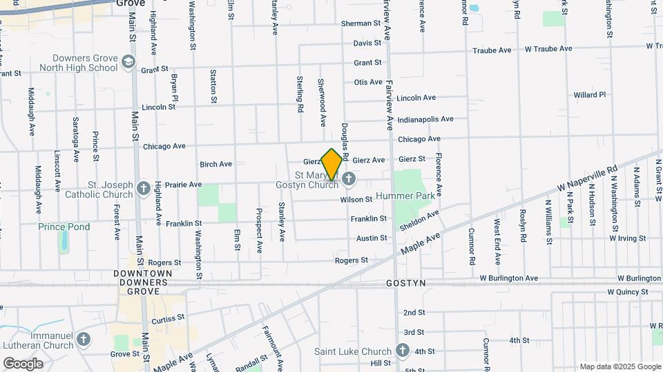 517 Prairie Ave Map and Location Details