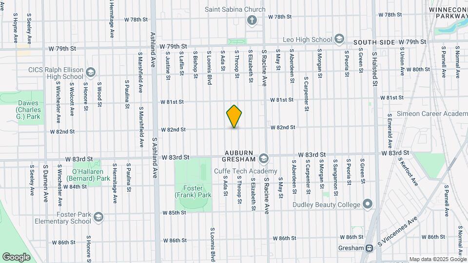 1305 W 82nd St Map and Location Details