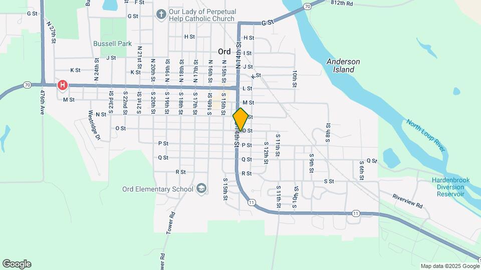 408 S 14th St Map and Location Details