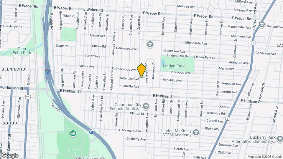 2468 McGuffey Rd Map and Location Details