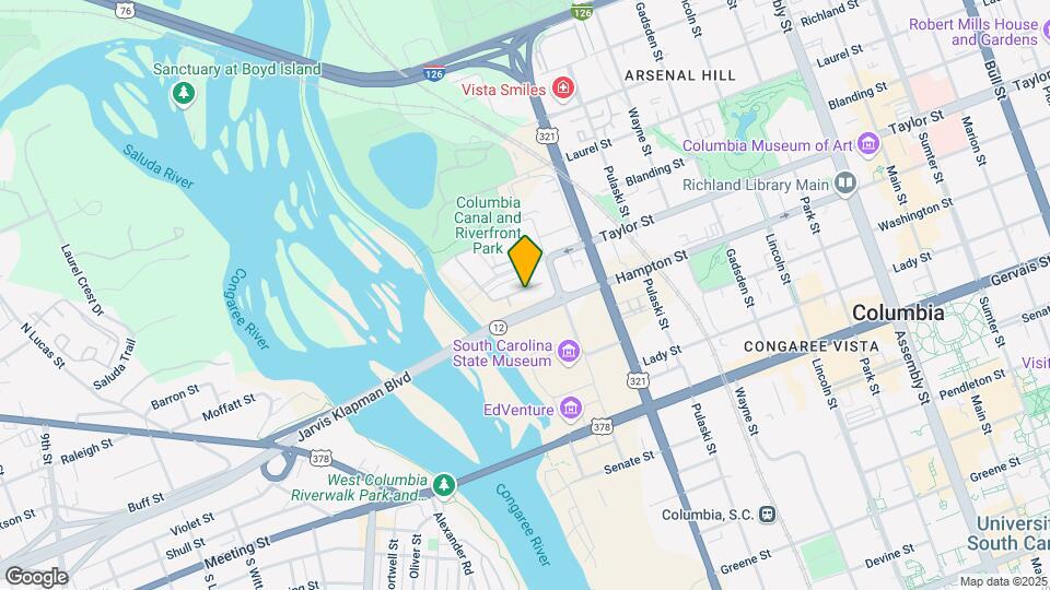 Canalside Lofts Map and Location Details