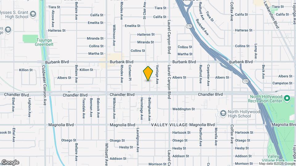 5435 Bellingham Ave Map and Location Details