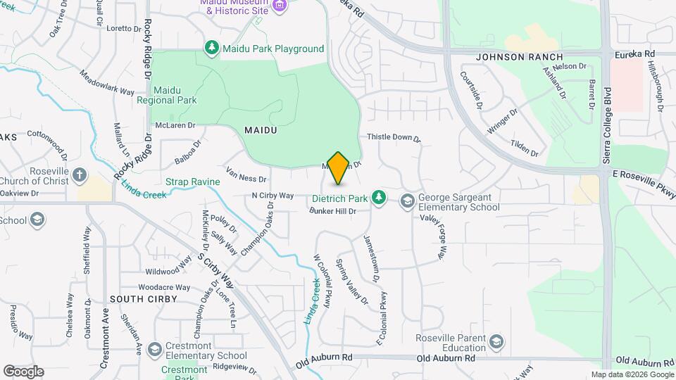 2307 N Cirby Way Map and Location Details