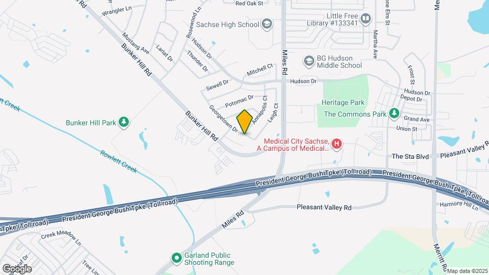 3809 Georgetown Dr Map and Location Details