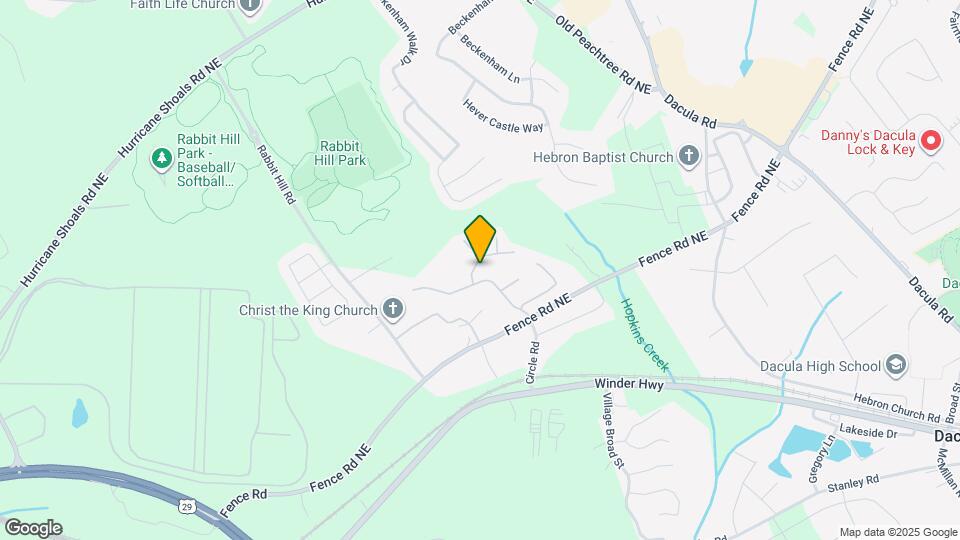 2123 Yarbrough Way Map and Location Details