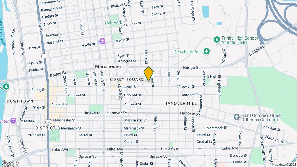 330 Lowell St Map and Location Details