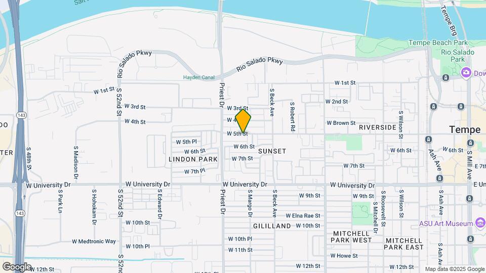 1281-1307 W 5th St Map and Location Details
