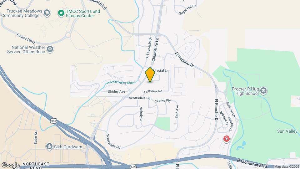 3917 Clear Acre Ln Map and Location Details