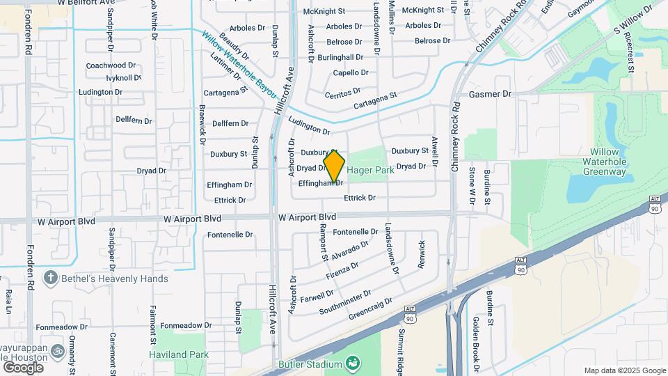 5815 Effingham Dr Map and Location Details