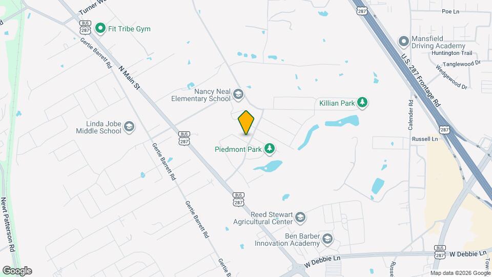 1404 Piedmont Dr Map and Location Details