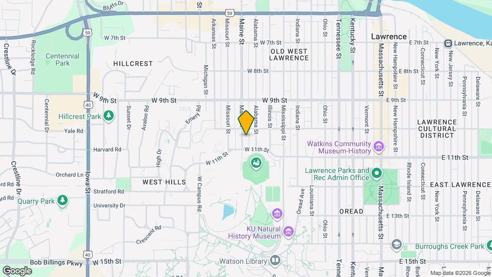 1012 Maine St Map and Location Details