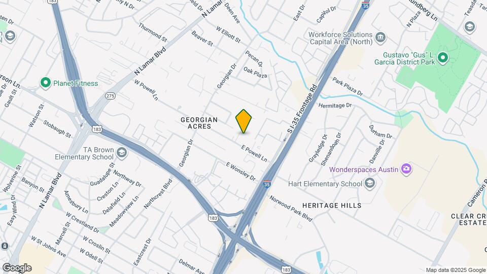 8207 Sam Rayburn Dr Map and Location Details