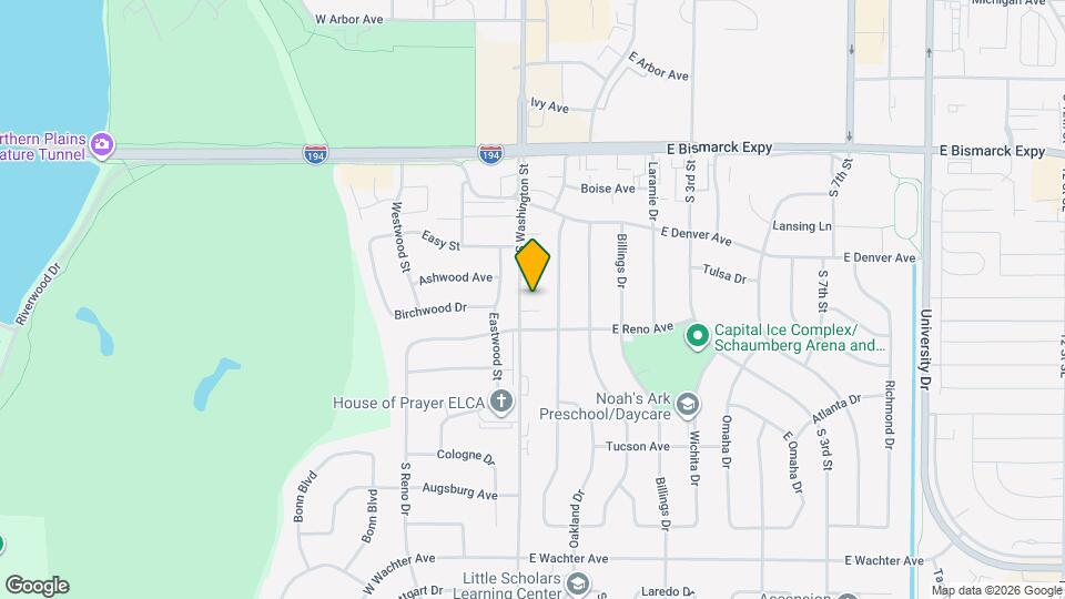 1307 S Washington St, Unit 1307 Mapa y Detalles de la Ubicación