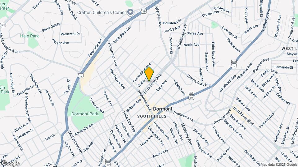 2816 Broadway Ave Map and Location Details