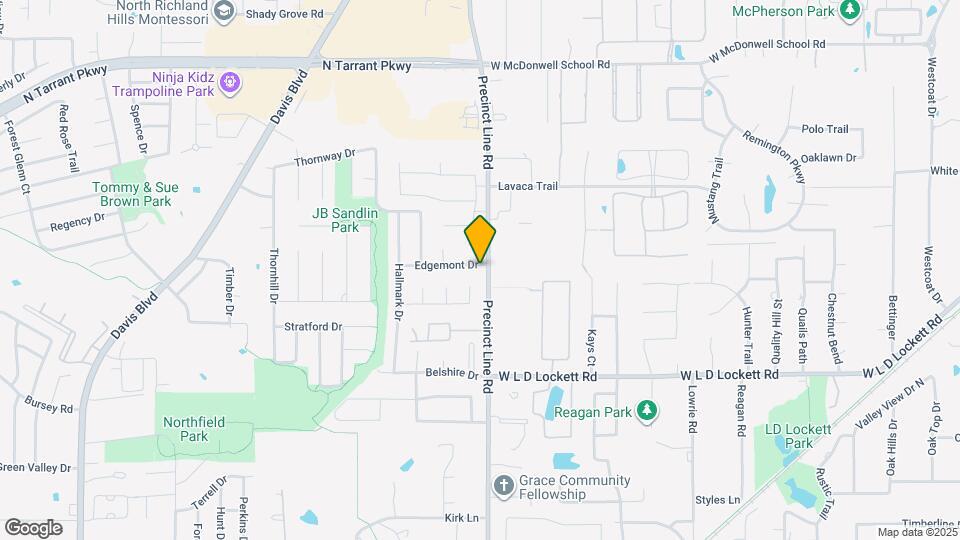 9220 Edgemont Dr Map and Location Details