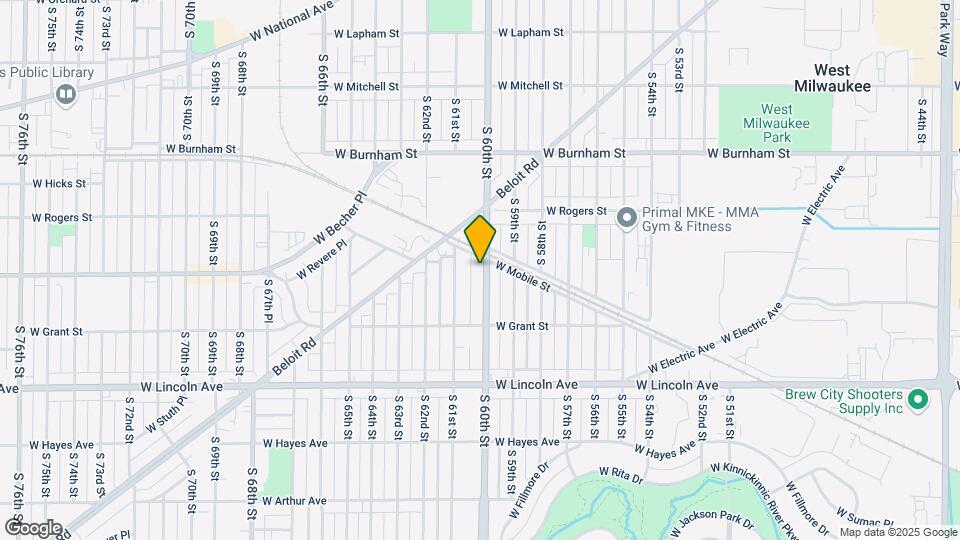 2111 S 60th St Map and Location Details