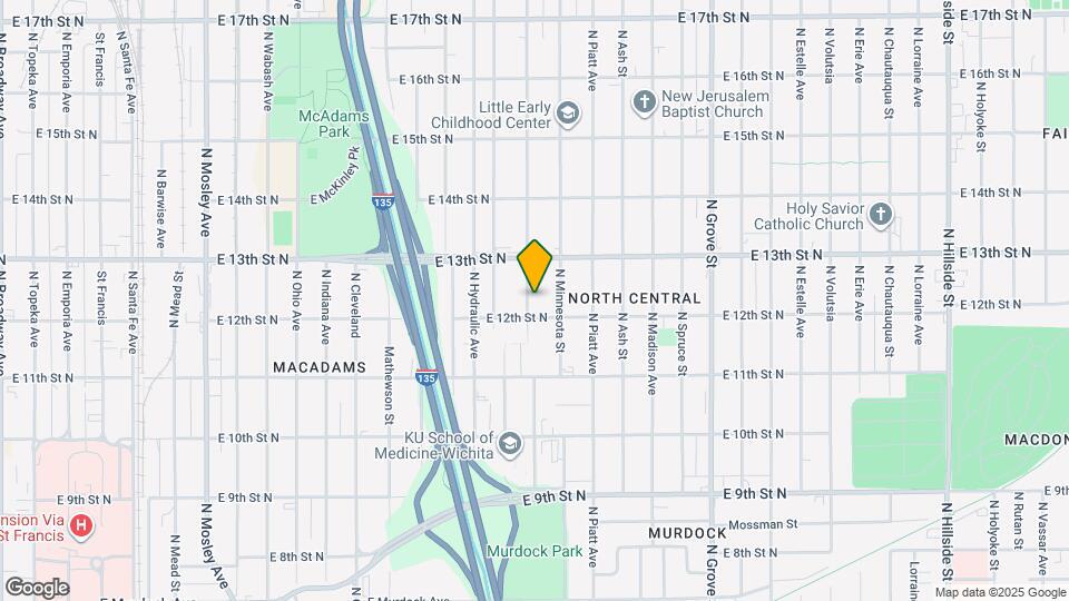 1324 N Minneapolis St Map and Location Details