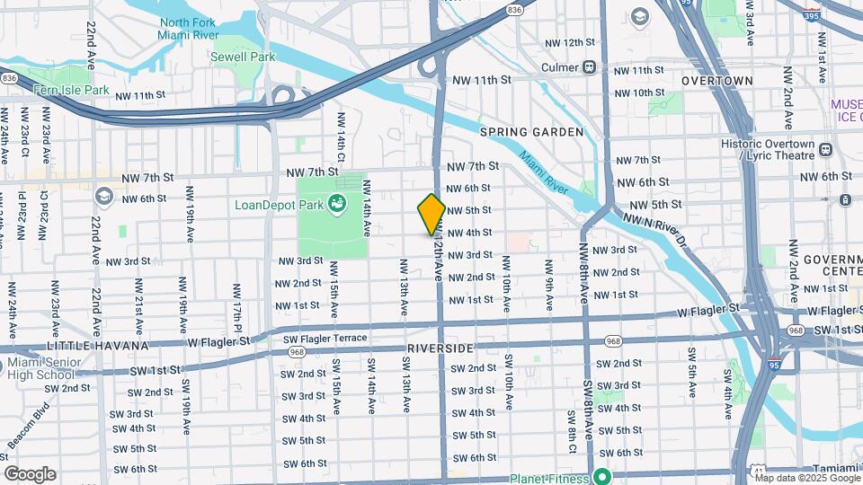 328 NW 12th Ave Map and Location Details