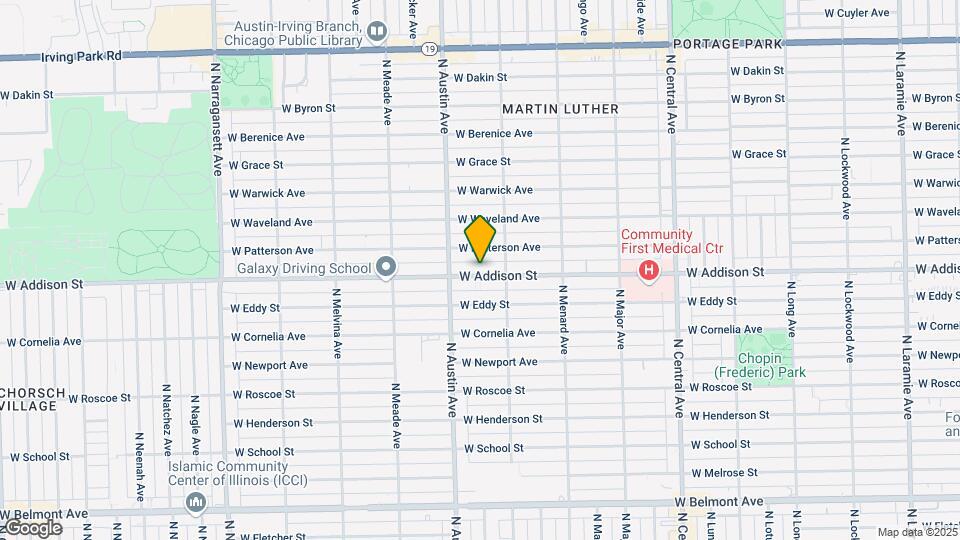 5924 W Addison St Map and Location Details
