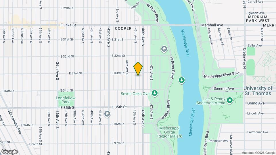 3313 45th Ave S Map and Location Details