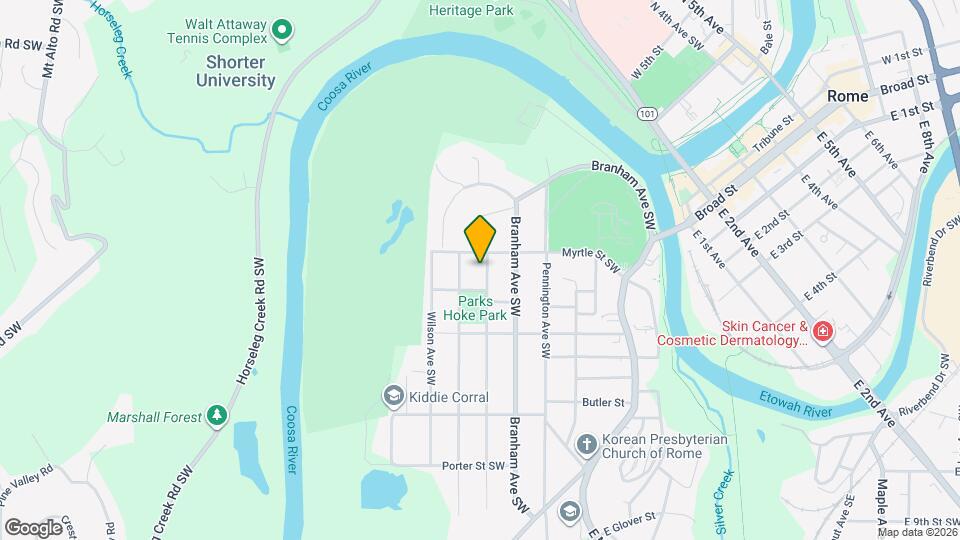 106 Cres Ave SW Map and Location Details