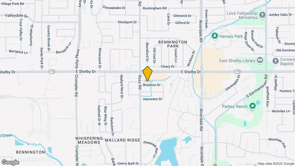 6732 Boylston Dr Map and Location Details