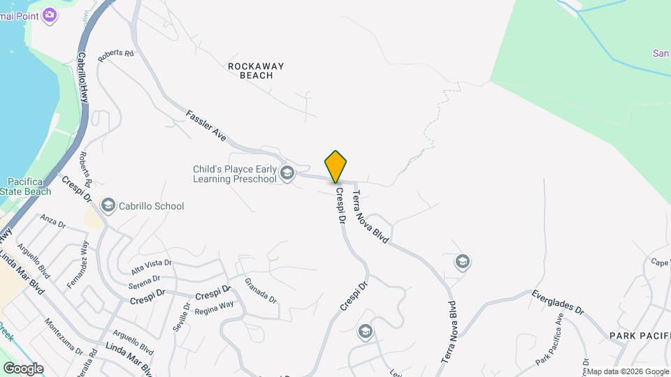 1545 Crespi Dr Mapa y Detalles de la Ubicación