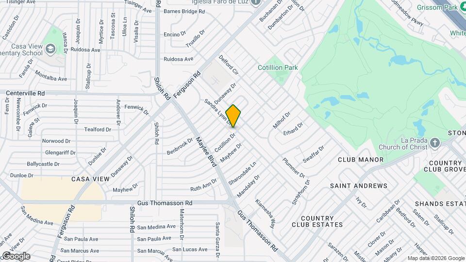 10403 Sandra Lynn Dr Map and Location Details