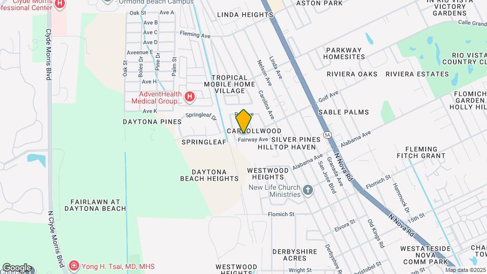 1340 Fairway Ave Map and Location Details