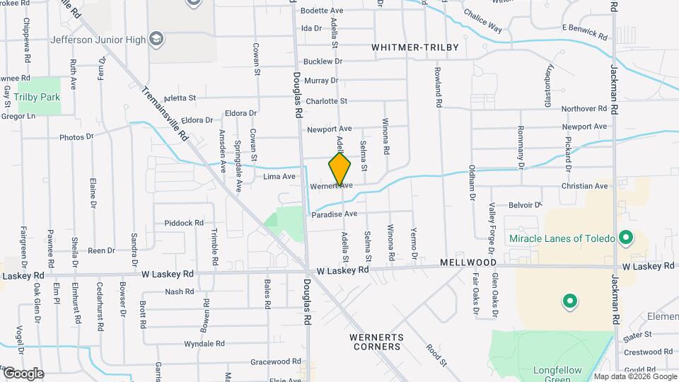 5133 Adella St Map and Location Details