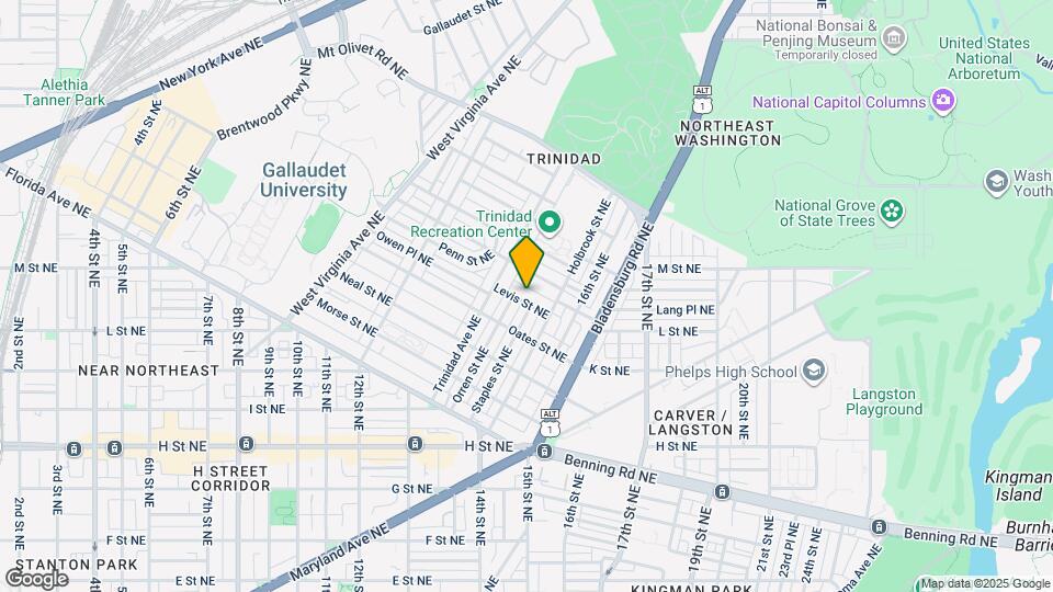 1332 Levis St NE, Unit Unit 1 Map and Location Details