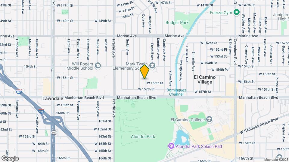 15523 Doty Ave Map and Location Details