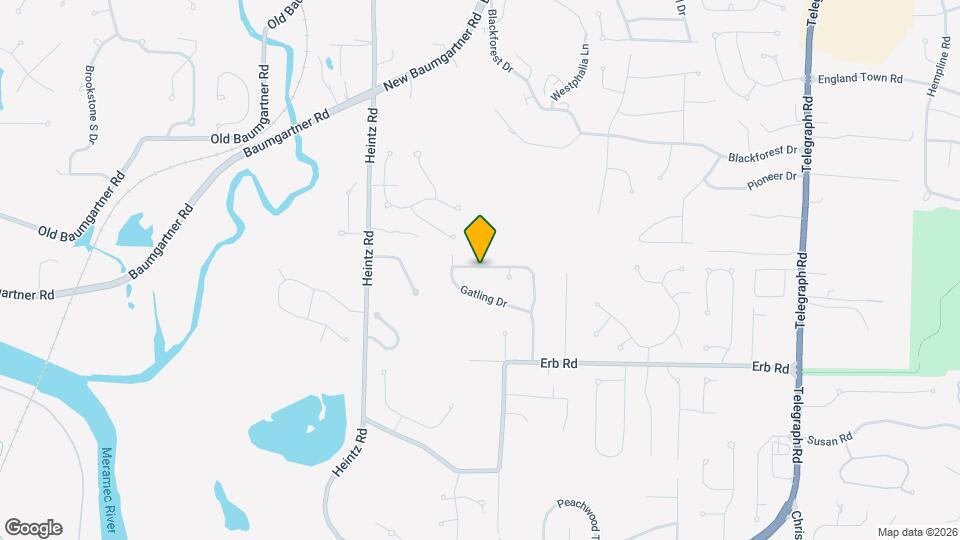 2858 Gettysburg Estates Dr Map and Location Details