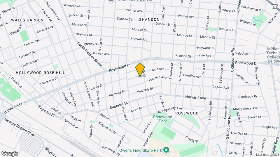 2936 Oceola St Map and Location Details