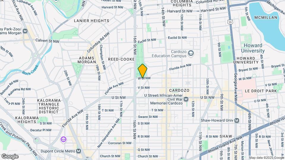 2112 New Hampshire Avenue Map and Location Details