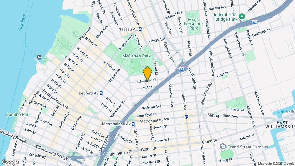712 Lorimer St Map and Location Details