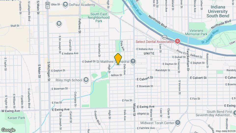 829 E Dayton St Map and Location Details