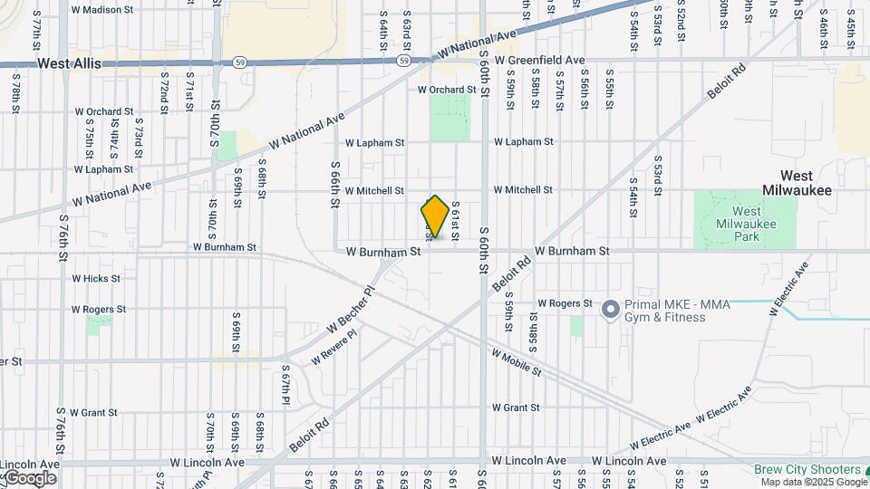 6126 W Burnham St Map and Location Details