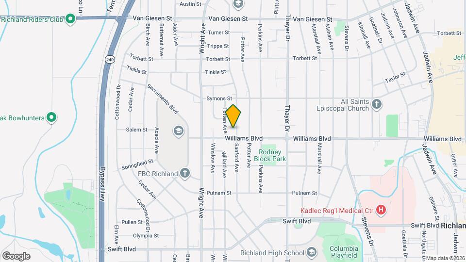 1305 Sanford Ave Map and Location Details