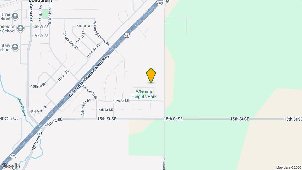 1317 12th St SE Map and Location Details