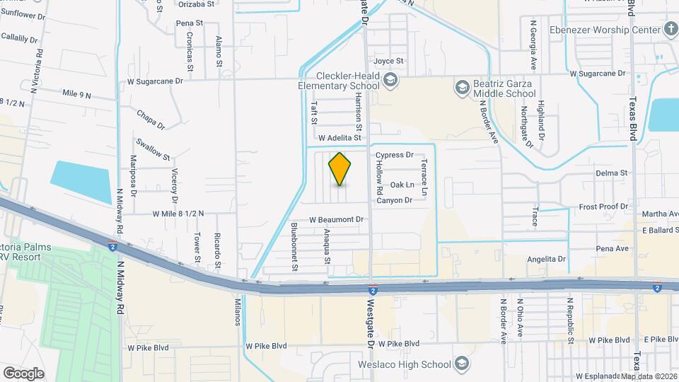 1801 Harrison St Map and Location Details