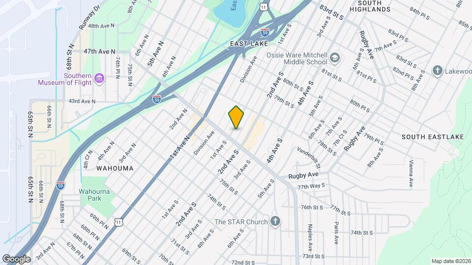 7713 1st Ave S Map and Location Details