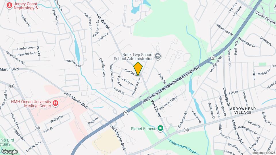 203 Sunrise St Map and Location Details