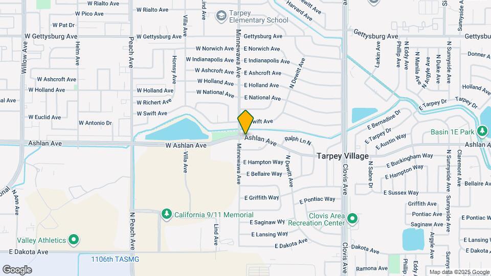 5188 E Ashlan Ave, Unit 101 Map and Location Details