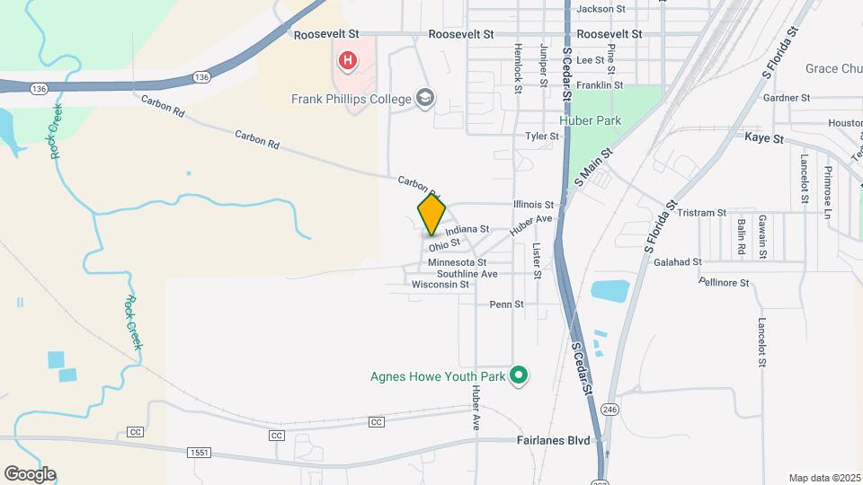 1217 Indiana St Map and Location Details