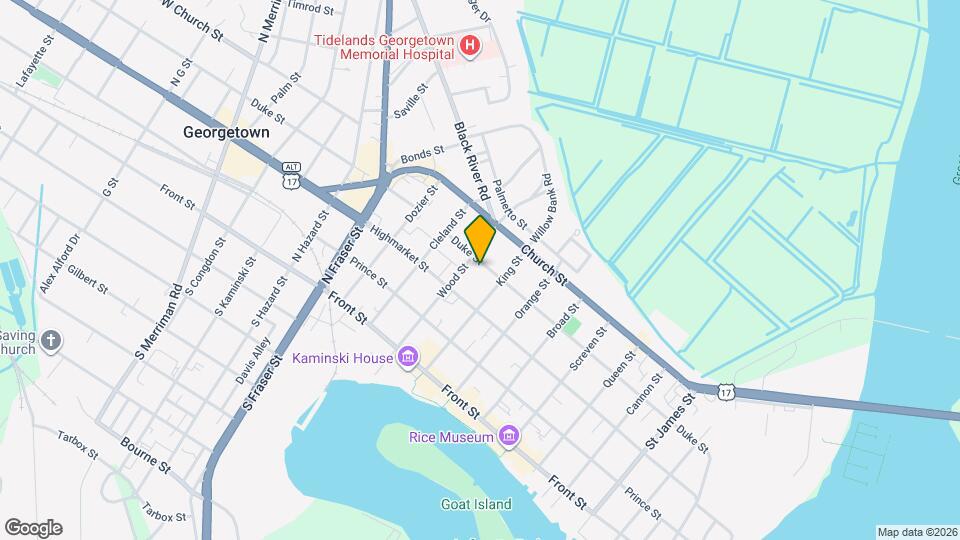 1021 Duke St Map and Location Details