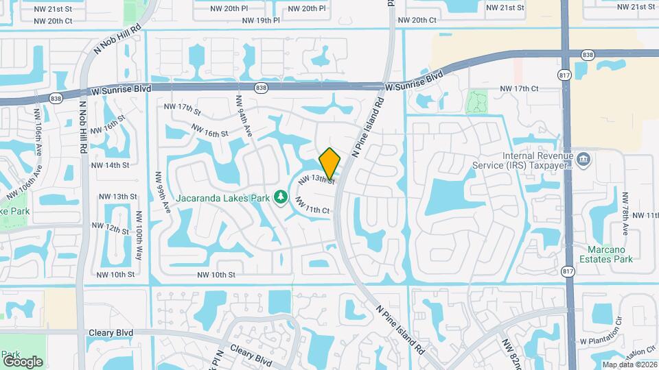 9070 NW 13th St Mapa y Detalles de la Ubicación