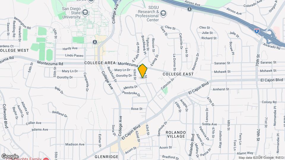 6331 Connie Dr Mapa y Detalles de la Ubicación