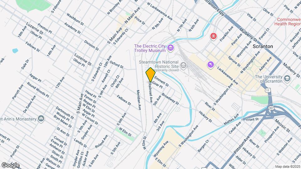 275 Railroad Ave Map and Location Details